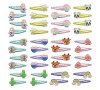 40 Uds. Horquillas Bonitas De Dibujos Animados, Horquillas Para Niños, Accesorios Coloridos Para El Cabello Para Niñas, Accesorios Para El Cabello