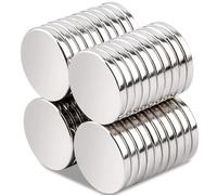 40 Uds Imanes de neodimio 15 x 2 mm - Fuerte Fuerza Extra - Pequeño Imán para Oficina, Tablero magnético, Tablero de anuncios, Aplicación