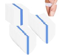 40 Uds Parches Reafirmantes y Luminosos Piernas, Cuadrados Forma de V Cinta Invisible Muslos Cinta Impermeable de PU para Muslos para Piel Flácida