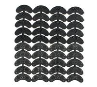 40 unidades de 20 pares de placas de goma para reparación de zapatos, tamaño: 56 x 24 x 3,1 mm