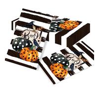 40 unidades servilletas halloween fantasmas servilletas papel vajilla desechable para fiestas halloween