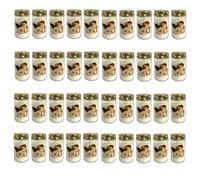 40 Unidades Velas De Tumba Blanco Lata Funeraria Con Tapa Ángel