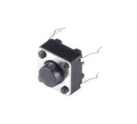 40 unids/lote 6x6x5MM 4PIN microinterruptor táctil ligero botón táctil botón de Reinicio automático 6 * 6 * 5mm botón enchufable DIP