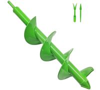 40 x 10cm Broca de Taladro Espiral, Fuerte Broca para Tierra Excavadora de Taladro de Jardín, Profundamente Excavadora Agujero Sembradoras Herramienta para Plantando Flor Árboles Arbustos