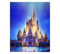 (40 x 50 cm)Diamond Art Square Diamond Painting 5D DIY Kit de punto de cruz para adultos Full Drill Palacio Painting por Diamantes Bordados Cuadrado Rhinestone Wall Art Canvas Decoraciones Bordado