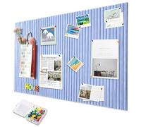 40 x 60 cm, tablón de anuncios decorativo, de fieltro, 9 mm de grosor, plegable, tablero de corcho con cinta autoadhesiva, tablón de anuncios, pared de anuncios para habitación infantil, oficina o
