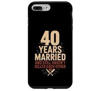 40 Years of Marriage & Still Haven't Killed Each Other Carcasa para iPhone 7 Plus/8 Plus