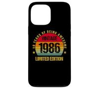 40 Years Old Forty 1986 Vintage 40th Birthday Party Envejecimiento Carcasa para iPhone 13 Pro MAX