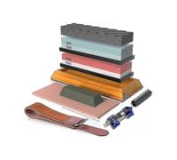 400/1000 3000/8000 Premium Whetstone Cut Sharpening Stone Set Sharpener Non Slip Base Cutter Sharpener