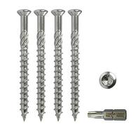 400 A2 EisenRon - Tornillos (Acero Inoxidable, 5 x 70 mm para maderas tropicales