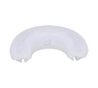 400 Cepillo Cabello Suave Silicona Cepillo de Dientes Cabezal Fácil de Usar Cabezal de Dientes en Forma de U Reemplazo de Niños de Limpieza Profundos C Forma Suave en Goma Cepillado Eficiente con