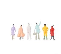 400 Figuras de Tren HO 1:87 Pintadas a Mano - para escultura de Pasajeros para Maquetas Ferroviarias y Dioramas Detallados