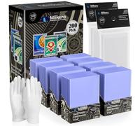 400 fundas para tarjetas, de plástico duro, protectores de tarjetas de béisbol, de plástico duro, fundas rígidas de 3 x 4 pulgadas para tarjetas de béisbol, tarjetas de fútbol (200 fundas duras para