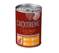 0.4 KG Catxtreme Pollo con Hígado en paté lata para gatos