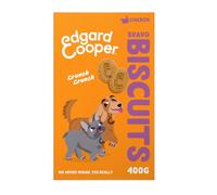 Edgard Cooper Premios para Perros, (Pollo, 1 x 400g), Galletas para Premiar, Sin Cereales, Rico en proteína y Carne Fresca, Llena de aminoácidos Esenciales para un estómago Sano