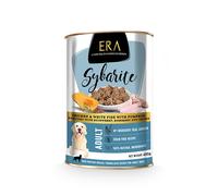 400 g ERA Sybarite Adulto Pollo, Pescado y Calabaza en paté lata para perros