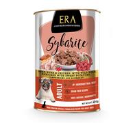 400 g ERA Sybarite Adulto Ternera, Cerdo, Pollo y Jabalí en Paté lata para perros