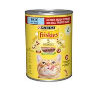 Friskies Adult Buey e Hígado en Paté Lata para Gatos 400 gr