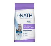 400 g Nath Adult Sterilised Pollo y Arroz pienso para gatos