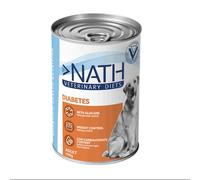 400 g Nath Veterinary Diets Diabetes Cordero lata para perros