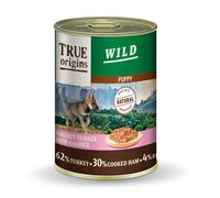 400 g True Origins Wild Puppy Pavo y Jamón Cocido con Arroz lata para cachorros