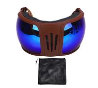 400 Gafas de Caballos a Prueba de Viento, Correas Ajustables, Cómodas Gafas de Sol de Caballos, Protección contra Escombros para Tormentas de (Blue)