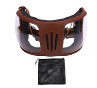400 Gafas de Caballos a Prueba de Viento, Correas Ajustables, Cómodas Gafas de Sol de Caballos, Protección contra Escombros para Tormentas de (Claro)