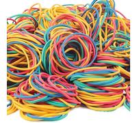 400 gomas elásticas de látex natural de 25/38/60 mm, varios colores, para organizar suministros de cocina, almacenamiento elástico en la cocina