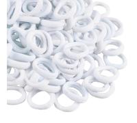 400 gomas elásticas para el pelo de bebé, sin daños, bandas para el pelo multicolor suaves sin costuras para niños pequeños y niñas, accesorios para el pelo de bebé (blanco)