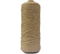 400 m × 1 mm de cuerda de yute, cordón, cuerda de cáñamo, hecha de fibras naturales, su propiedad resistente al desgarro lo hace ideal para decoración de jardín y embalaje decorativo
