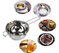 400 ml 304 Acero Inoxidable Fundición Recipiente para Mantequilla, Recipiente de Acero Inoxidable fundir Chocolate, Queso, azúcar, Mantequilla, Queso, Caramelo, Velas