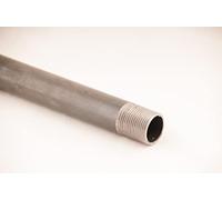 400 mm 3/4 tubo solo abrazaderas de banda abrazadera de tornillo de banco kit de metal para carpintería, metal para madera, tubo resistente, negro y rojo, tubo de 400 mm solo tubo