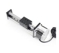 400 mm longitud de viaje etapa lineal actuador con cuadrado lineal rieles + cbx1605 bola tornillo 1605 Ballscrew motorizado XY XYZ etapa lineal mesa con NEMA23 Stepper Motor para DIY CNC enrutador Fresado máquina