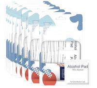 400 Pedazo Alcohol Wipes Toallitas Alcohol 5×5CM Empaquetado Individualmente Para Mayor Higiene Apto Para Limpiar Teléfonos Móviles Gafas Teclados Escritorios Sillas Adecuado Uso Diario Y Laboral