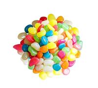 400 Piece Glowing Pebbles, Weatherproof Garden Rocks, Yard Pathway Decor