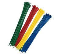 400 Piezas Bridas de Colores Para Cables, 300mm X 3,6mm Bridas De Nylon De Color, Bridas de Plastico Rojo, Amarillo, Azul, Verde, 100 Por Color