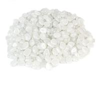 400 Piezas Piedras Blancas para Jardin, Blanco Piedras Luminosas Jardin, Piedras Decorativas Brillantes, Fluorescente Piedras Guijarros, Piedras Luminosas para Acuario Decorativas