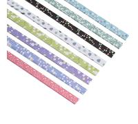 400 Star Origami Colorful Decorative Paper Strips DIY Handmade Orgami Paper Craft Paper 8 Color Cartoon Floral