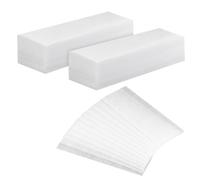 400 unidades bandas depilatorias, tiras de cera para depilación, cera depilatoria, tiras de depilación no tejidas, 7 x 20 cm, para cara, piernas, brazos y cuerpo