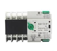 400 V Dual Power Automatic Transfer Switch 4P DIN Rail para ats fotovoltaica y red eléctrica, 25 A/32 A/63 A, 30 ms de tiempo de conmutación (32 A)
