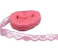 400 Yards of Exquisite Embroidered Lace Ribbon, Suitable For Sewing Accessory Embellishments(Red1)