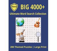 4000+ Big Word Search for Adults Large Print: 200 Themed Puzzles Covering Animals, Nature, Culture & More | 8.5 x 11 Format | Perfect for Travel, Leisure, and Mental Stimulation