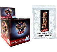 4000 Filtros Krypton 6mm slim para tabaco de liar