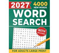 4000 Word Search for Adults Large Print 2027: A Fun and Challenging Collection of Hidden Word Activities