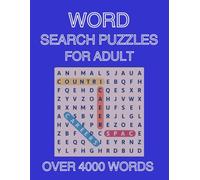 4000 Word Search Puzzles for Adults: Brain-Boosting Fun with 400+ Challenges | Relax, Focus & Train Your Mind: Large Print | 4 Puzzles per Page | 10 ... of Entertainment for Seniors, Adults & Teens
