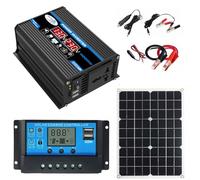 4000W Off-Grid Solar Panel Kit with 18W Waterproof Panel & 30A Smart Charge Controller for Home, Outdoor Power Solutions