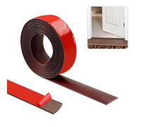 400cm×4cm Tira de umbral, Tiras de moldura de puerta, Tiras de transición de piso, Tira divisoria de puerta de piso autoadhesiva, Tira de moldura de borde de piso(rojo)