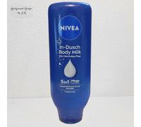 3x 400ml Nivea En Ducha Body Milk Amplio Cuidado Piel Seca M. Aceite de Almendra