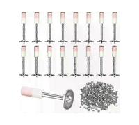 400pcs 7.3mm Steel Brad Nails for Pneumatic Nail Gun, Compatible with Most Nail Gun Models