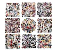 400Pcs Anime Mixed Stickers Paquete de pegatinas de anime clásico, calcomanías de vinilo para botellas de agua, portátil, monopatín, regalo para adultos, niños, adolescentes
